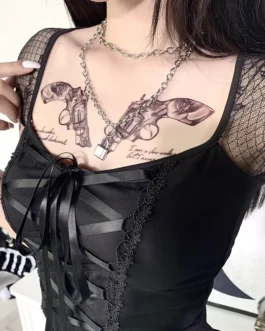 Bodycon Bandage Lace Black  Vintage Tee Tops