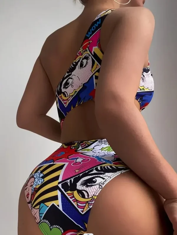 Cartoon and Comic Printing Swimming Suit - Image 2