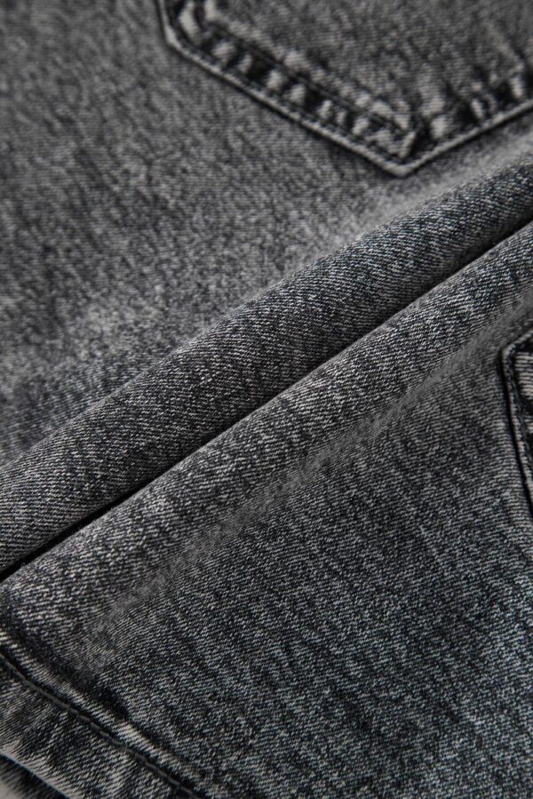 69907566-3a1c65ea65a1c97d.jpg Ashleigh Blue Drawstring High Waist Casual Denim Shorts with Pockets