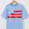 69752572-9e5a9f600dcffcb3.jpg Myosotis Flag Bow Graphic Crewneck Tee