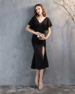 Banquet Temperament Slimming Socialite Fishtail Evening Dress