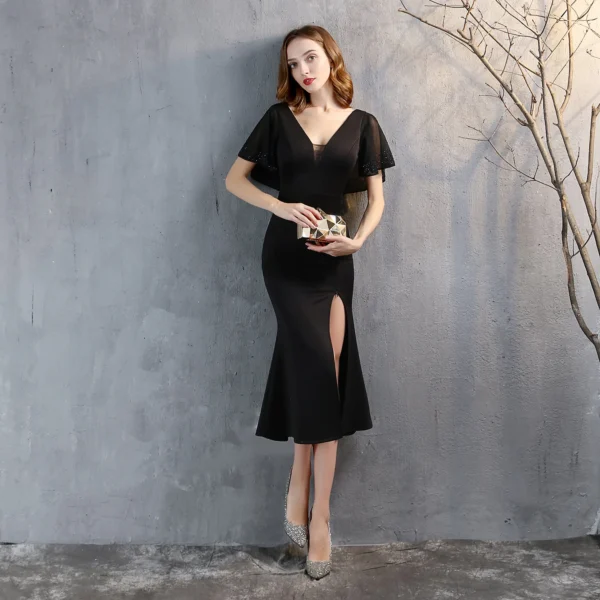 Banquet Temperament Slimming Socialite Fishtail Evening Dress