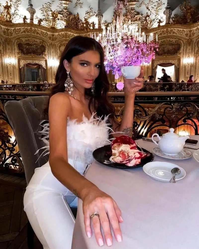 Strapless Feather Playsuit High Waist Romper Jumpsuit - Image 5