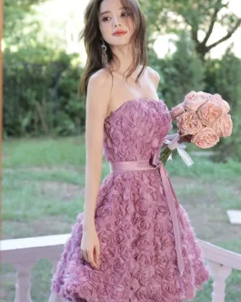 High-end High-grade Tube Top Light Luxury Dress