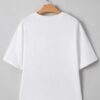 White Flag Bow Graphic Crewneck Tee