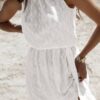 69751460-bf21e6d4869b6c97.jpg White Lace Sleeveless Knot Hollow Out Back Tied Waist Mini Dress