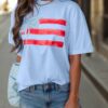 69752571-c30943117de9fdba.jpg Myosotis Flag Bow Graphic Crewneck Tee