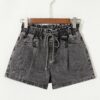 69907558-d568b836f0146d37.jpg Ashleigh Blue Drawstring High Waist Casual Denim Shorts with Pockets