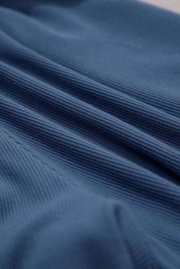 Ashleigh Blue Knit Open Back Cap Sleeve Drawstring Romper - Image 14