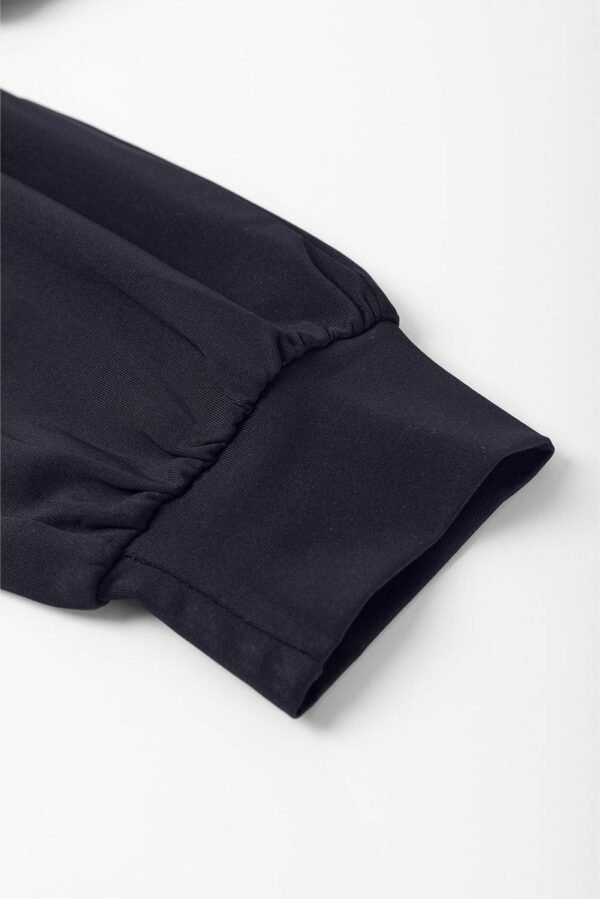 Black Casual Tank Style Tie Waist Pocketed Jogger Jumpsuit - Image 10