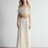 Luxury White Women Sequin Beading Pleated Dress