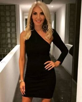 One Shoulder Dress Bodycon Stretch Bandage Party Dress