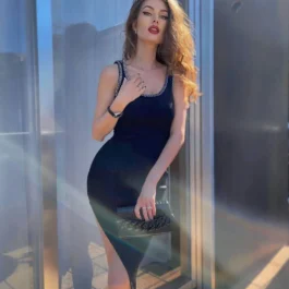 Stripes Stretch Tight Skinny Party Dress