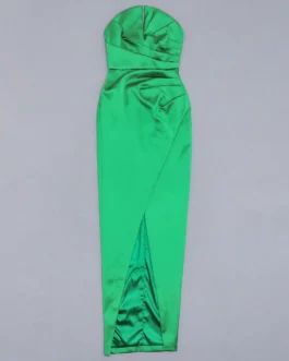 Women Elegant Strapless Off Shoulder Party Dress