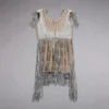 Elegant Rhinestone Bodycon Fringe Tassel Luxury Dress