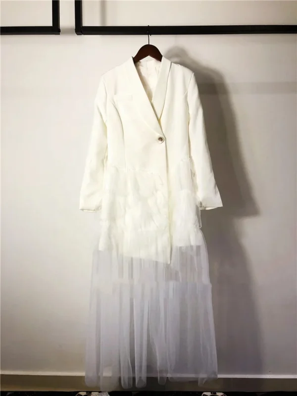 Fashionable Casual Lace Splicing Dress for Women