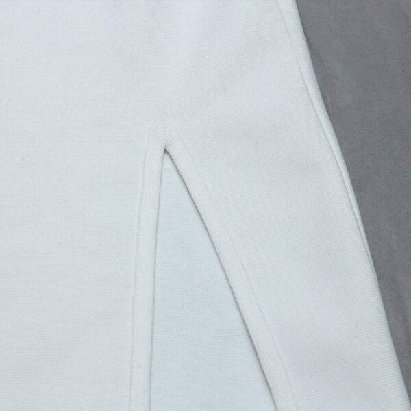 Sleeveless Sexy Backless Slit Crystal Club Party Rhinestone Dress