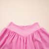 Bright Pink Crossed Waist Tiered Flowy Shorts