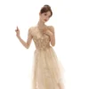 Halter Neck Light Luxury Niche Evening Dress