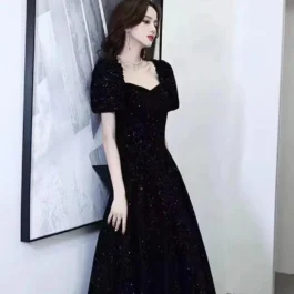 High-end Luxury Niche Slim Temperament Puff Sleeve Princess Wedding Dress