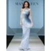 Elegant Temperament Host Tube Top Fishtail Fashion Evening Dress