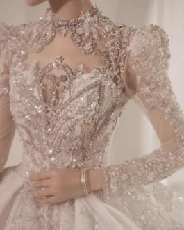 Luxury Long-tailed High-end Bridal Wedding Dress