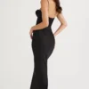 New Arrivals Sling Fishbone Waist Slim Fit Hip Dresses Long Gown Evening Dress