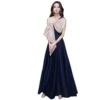 One-shoulder Sexy Bow Banquet Elegant Sweet Long Evening Dress