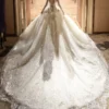 Luxury Long-tailed High-end Bridal Wedding Dress