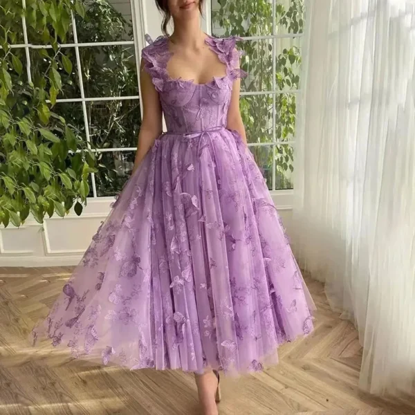 Summer High Waist Casual Beach Party Wedding Dress - Image 3