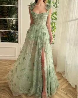 Summer High Waist Casual Beach Party Wedding Dress