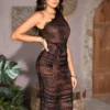 Bandage Dress Black Bodycon Dress Evening Party Dress