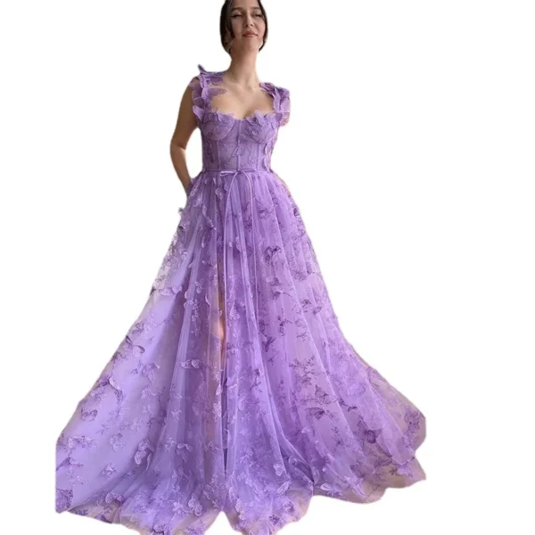 Summer High Waist Casual Beach Party Wedding Dress - Image 5
