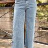 Beau Blue Bow Knot Side Detail Straight Leg Loose Jeans