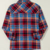 Red Plaid Print Loose Vintage Shirt