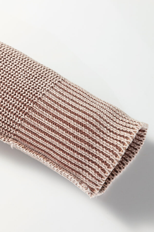 Evergreen Mineral Wash Exposed Seam Patchwork Knit Open Sweater Cardigan