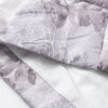 Gray Camo Leaf Print Winter Puffer Vest