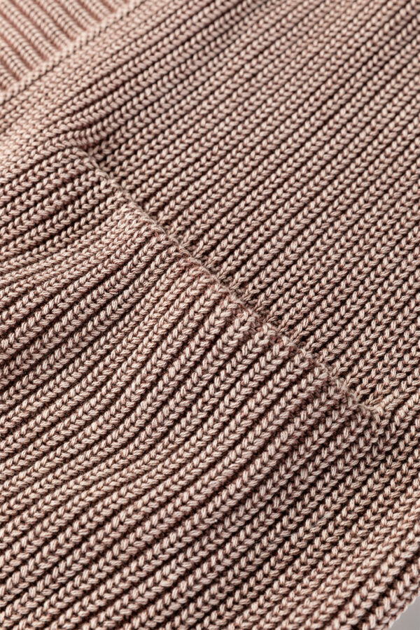 Evergreen Mineral Wash Exposed Seam Patchwork Knit Open Sweater Cardigan