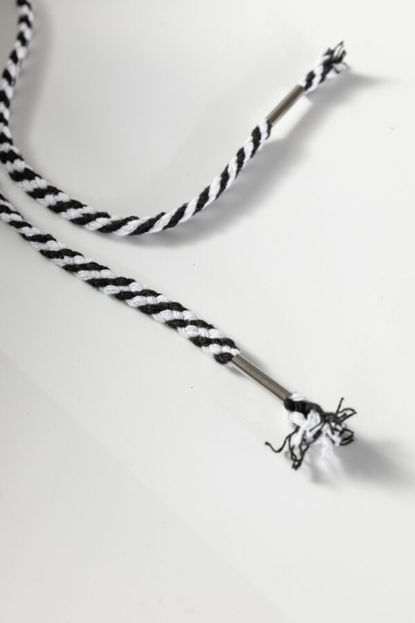 Four Leaf Clover Contrast Cuffed Drop Shoulder Zip up Tunic Hoodie