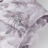 Gray Camo Leaf Print Winter Puffer Vest