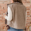Goat Side Bows Sherpa Fleece Vest