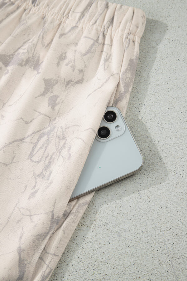 Khaki Camo Print Jogger Pants Set