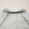 Light Grey Half Zip Stand Neck Seam Detail Long Sleeve Top