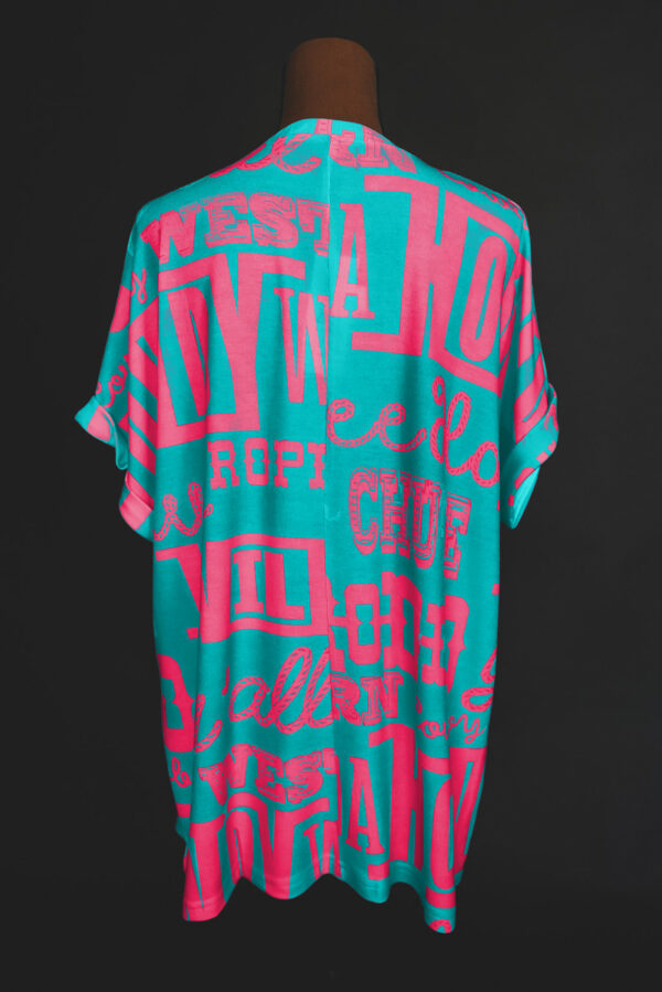 Dark Grey Howdy Cowboy Letter Printed Western Fashion Tee