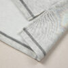 Light Grey Half Zip Stand Neck Seam Detail Long Sleeve Top