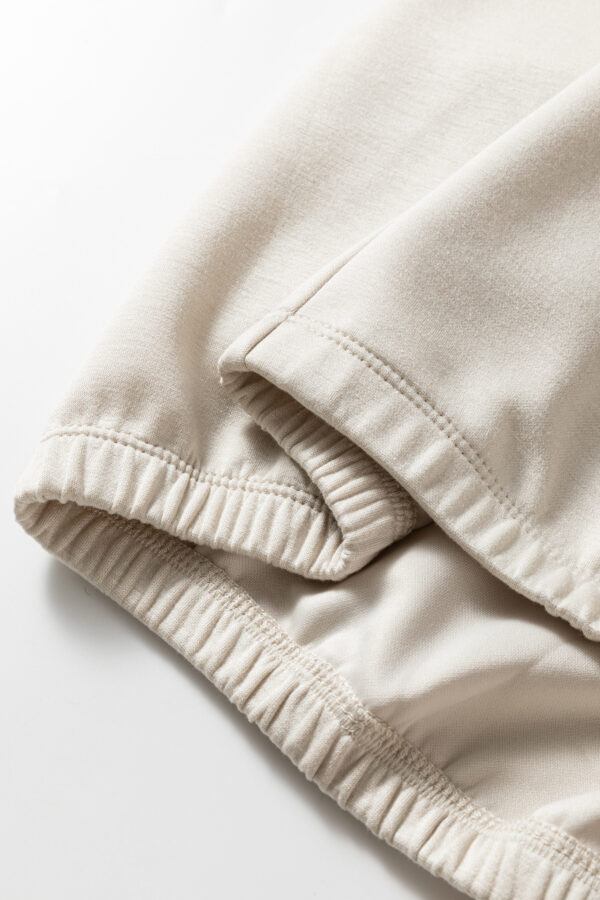 Black Leopard Contrast Drawstring Hood Drop Shoulder Loose Top