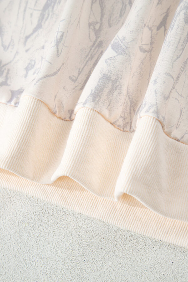 Khaki Camo Print Jogger Pants Set