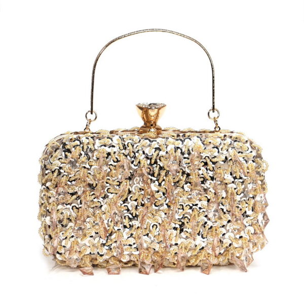Vintage Embroidered Evening Bag – Ladies Banquet Clutch