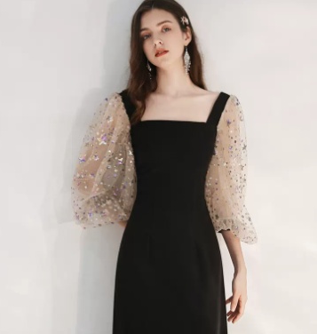 06e0a0df-5a1f-4573-a391-37461bf9283b.jpg Luxury Celebrity Black Banquet Evening Dress – Elegant Annual Meeting & Party Gown