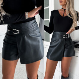 Casual Leather Shorts for Women – Fashion Everyday Wear